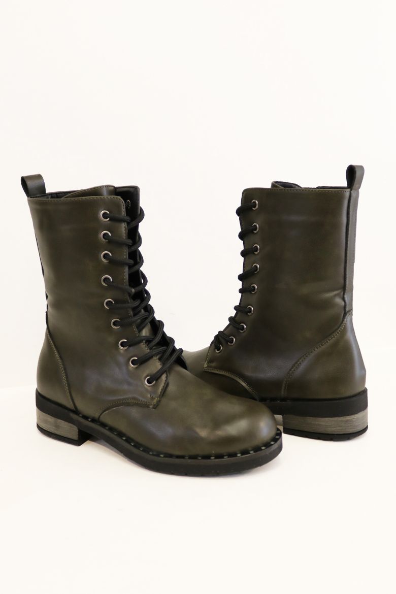 Bağcık Detaylı Cilt Postal  HAKİ resmi